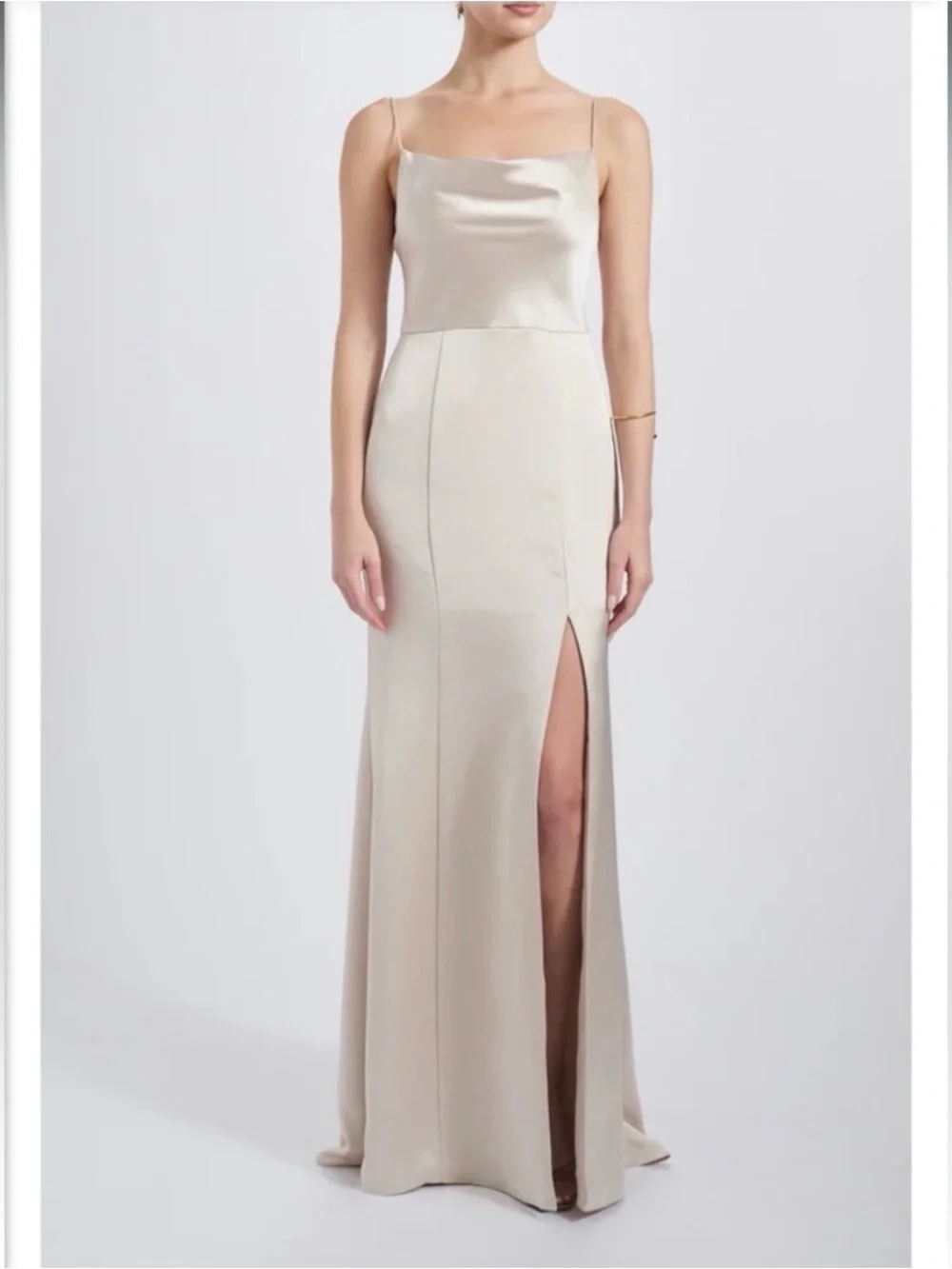 Amsale - Chloe Bridesmaid Dress - Champagne